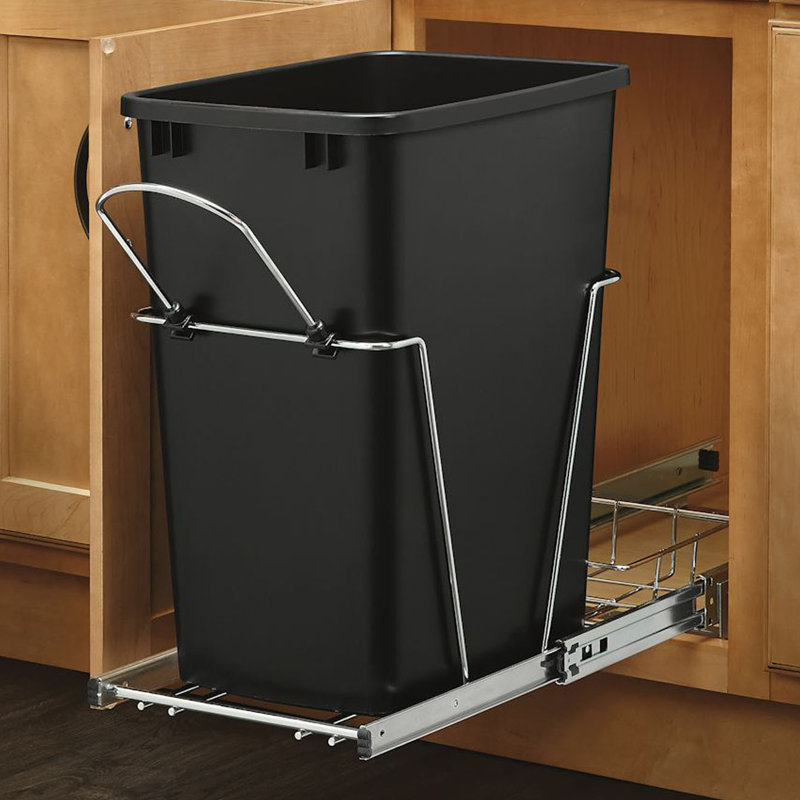 RevAShelf 8.75 Gallon Pull Out/Under Counter Trash Can Systems